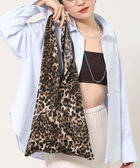 【grace grace/グラスグラス】レオパードトリアンゴロバッグ