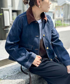 【RM denim】コーデュロイ襟2WAYフレアショート丈Gジャン