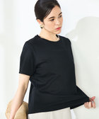 NOLLEY'S Sophi W&W チャコールグレー半袖Tシャツ通勤にお仕事に W&W 半袖Tシャツ（5-0030-3-03-001）｜NOLLEY'S sophi
