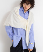 《手洗い可能》カシミヤ混三角ストール