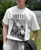 ☆boohoo☆ニルヴァーナ ライセンス プリント Tシャツ boohoo NIRVANA ニルヴァーナ ライセンス Tシャツ BLACK (boohoo