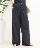 ［WEB限定 SPECIAL SALE！］《セットアップ対応》ギンガム/無地タックパンツ
