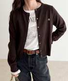 FR刺繍ベーシックカーディガン