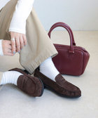 ［WEB限定 SPECIAL PRICE！］ポリスエードギャザーローファー