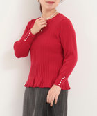 ティアードリブニットプルオーバー