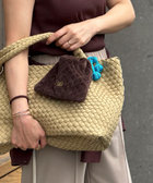 ［WEB限定 SPECIAL PRICE！］【grâce grace/グラスグラス】パデッドキンチャクポーチ