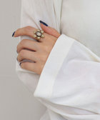 カラーストーンフラワーリング（5-0534-4-31-404）｜fredy emue