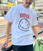 ☆boohoo☆ニルヴァーナ ライセンスプリント Tシャツ boohoo NIRVANA ニルヴァーナ ライセンス Tシャツ BLACK (boohoo