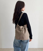 【WEB限定カラー】スエードベルトホーボーバッグ