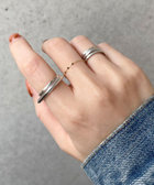 【grâce grace//グラスグラス】 10Kペタルチェーンリング-M【NOLLEY'S sophi director☆和田別注アイテム】