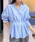 【追加】ウォッシャブルシアースキッパータックブラウス