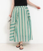 コットンボイルマルチストライプスカート