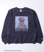 SESAME STREET × FOTL】エルモ 甘編み裏毛スウェット（5-0615-5-53-002