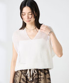 ［WEB限定 SPECIAL SALE！］《手洗い可能》ストローヤーンホールガーメントベスト