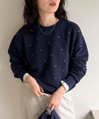 【大人気リバイバル】ハート刺繍コンパクトスウェットプルオーバー