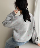 【大人気リバイバル】ハート刺繍コンパクトスウェットプルオーバー