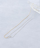 【grâce grace/グラスグラス】アシメMIXネックレス