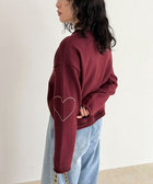 ハートステッチニットプルオーバー