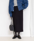 【一部WEB限定カラー＆サイズ】ウォッシャブルＷジャージタイトスカート