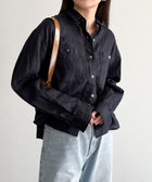 WEB限定 TIME SALE！］LINEN100クロップドシャツ（5-0021-2-21