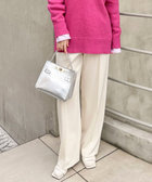 ウォッシャブル強撚ツイルワイドパンツ