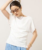 ［WEB限定 SPECIAL SALE！］【MAQWEL/マクウェル】ウォッシャブルタックドルマンＴ