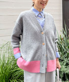 5ＧノアリスゆったりVニットカーディガン