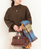 ウォッシャブルワイドネックプルオーバーニット