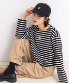 nolnol ウォッシャブルMVSシルケットボーダーショートT