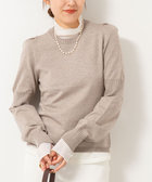 【MARILYN MOON/マリリーンムーン】14G wool modern sleeve top