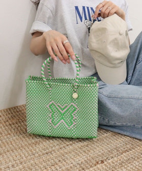 レトラメルカド ミニ メルカドバッグ Letra レトラ モチーフMINI