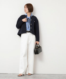 NOLLEY'S｜ウォッシャブル エアボールフードブルゾン | Rakuten