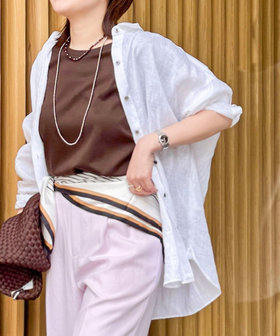 MY STANDARD マルチWAYリネンシャツ