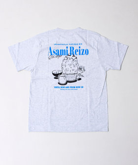 ［WEB限定 SPECIAL SALE！］【Duckster×阿左美冷蔵】コラボ かき氷と白玉Tシャツ ユニセックス