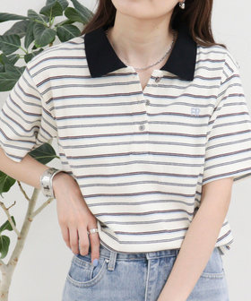 ［WEB限定 SPECIAL SALE！］マルチボーダーポロシャツ