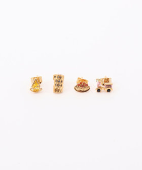 【GIRLS CREW/ガールズクルー】Ciao Bella Earring stud set-P