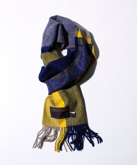［FREDY＆GLOSTER限定 TIME SALE！］【TWEED MILL/ツイードミル】ウールチェックストール25