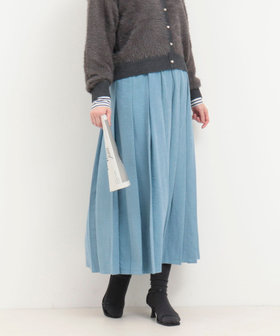 フェイクスウェードプリーツスカート
