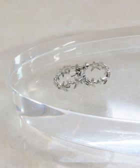 星フープピアス