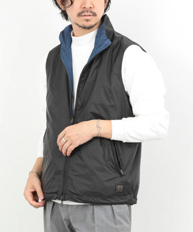 【TAION/タイオン】NON DOWN MILITARY R/S HI NECK VEST 26SS