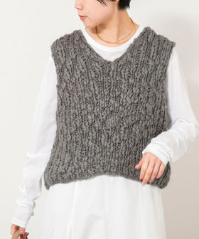 WEB限定 SPECIAL SALE！］Vネックニットベスト（5-0290-6-02-005