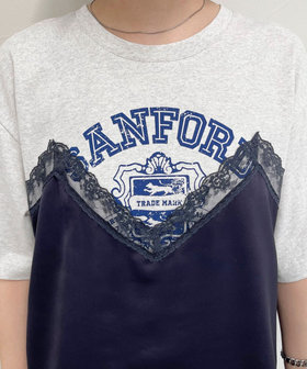 ビスチェリメイク風Tシャツ（4-0336-4-23-015）｜fredy emue(フレディ