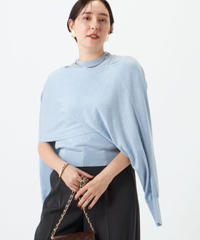 t.b ノースリーブ 新品 ノースリーブハイネック＋ポンチョセット（6-0030-1-02-052