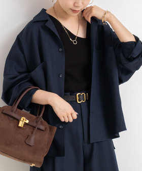 【WEB＆一部店舗限定色あり】《セットアップ対応》オープンカラービッグシルエットシャツ