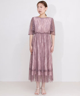 NOLLEY'S｜総レースフレアスリーブワンピース | Rakuten Fashion
