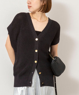 【WEB限定】《手洗い可能》ペーパーヤーン2WAYベスト