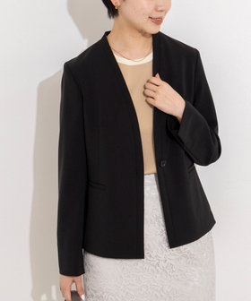 《セットアップ対応》ウォッシャブル2WAYツイルストレッチジャケット