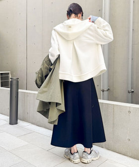 松葉☆別注サイズあり】ウォッシャブルエアボールフレアスカート 松葉☆別注サイズあり】ウォッシャブルエアボールフレアスカート