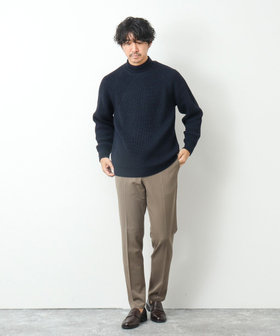 BATONER/バトナー】SIGNATURE TURTLE NECK タートルネックニット