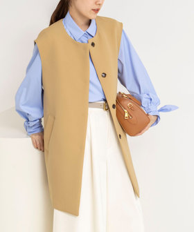 ウォッシャブル撥水トリプルクロスジレ